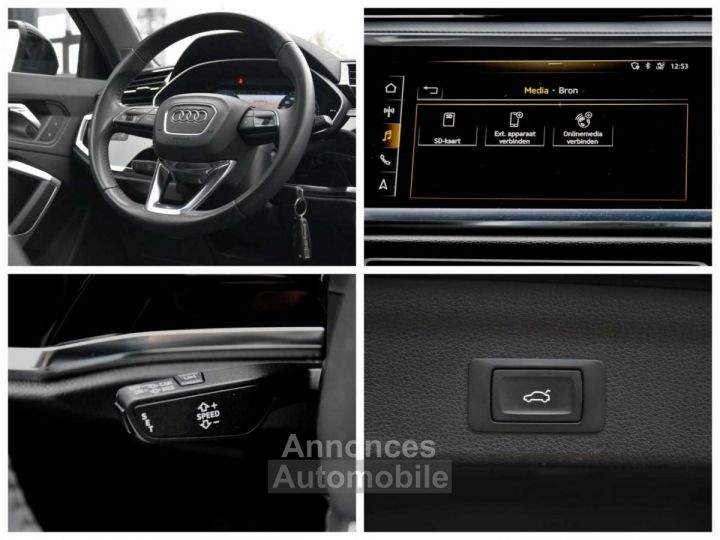 Audi Q3 35 TFSI S tronic - PANO DAK - LEDER - ELEK ZETELS - PDC - - 13