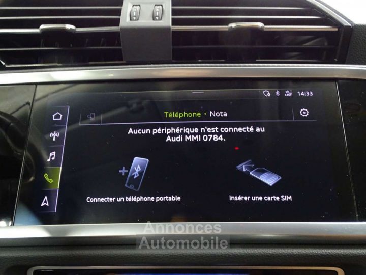 Audi Q3 35TDi 150 STronic LED-NAVI-CUIR-VIRTUAL-ANGLE MORT - 13