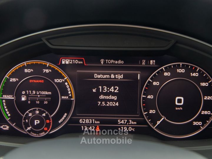 Audi Q7 e-tron Quattro 3.0 V6 Plug-in Hybride - 1STE EIGENAAR - SOFTCLOSE - APPLE CARPLAY - PARKEERASSISTENT - BOSE - TREKHAAK - 17