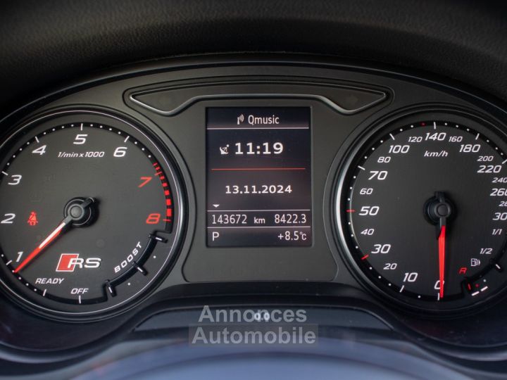 Audi RS3 2.5 TFSI Quattro S-Tronic Sportback - CAMERA - B&O - ZWART LEDER - KEYLESS GO - EURO 6 - 18