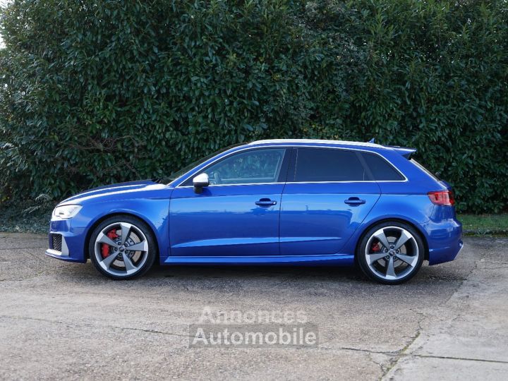 Audi RS3 Sportback 2.5 TFSI 367 Ch STronic7 - Malus Payé - 596 €/mois - T.O, Magnetic Ride, Echap. RS, Sièges RS, Audio B&O, Caméra, Carbone - Révisée 2024 - 2