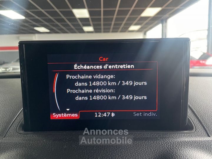 Audi RS3 Sportback 2.5 TFSI 367 Ch STronic7 - Malus Payé - 596 €/mois - T.O, Magnetic Ride, Echap. RS, Sièges RS, Audio B&O, Caméra, Carbone - Révisée 2024 - 39