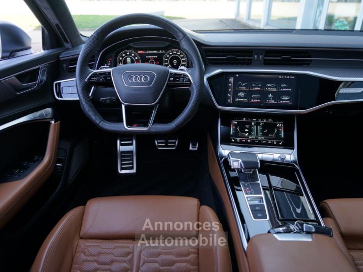 Audi RS6 Avant V8 4.0 TFSI 600Ch - GARANTIE 12 MOIS - Première Main - Prépa Moteur ABT - Pack Dynamic RS Plus - Toit Ouvrant Pano - Sièges électriques Chauffan - 34