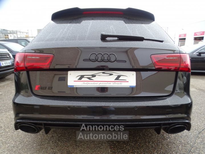 Audi RS6 Performance 605PS TIPT / Full options Pack esthetique noir Cameras 360 B.O. TOE  Pack Carbon ACC Echap RS  - 4
