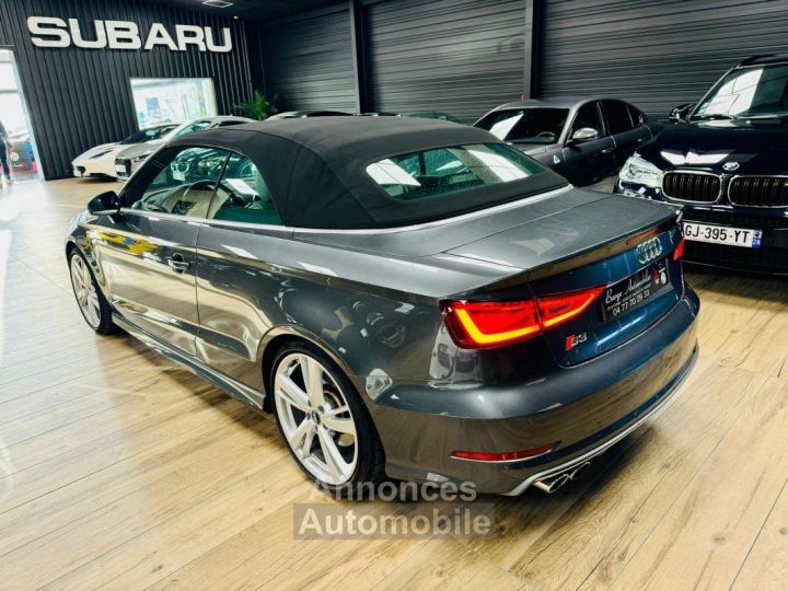 Audi S3 III CABRIOLET 2.0 TFSI 300 S tronic Caractéristiques - 12