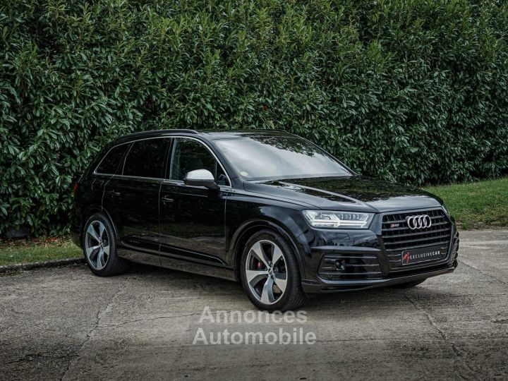 Audi SQ7 V8 4.0 TDI 435 Ch 7 Places - 760 €/mois - Packs Assistance Route + City - Toit Ouvrant Pano - 4 Roues Directrices - Entretien 100% AUDI - Révisé 2024 - 7