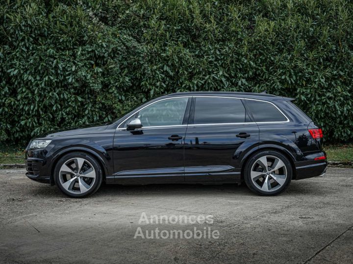 Audi SQ7 V8 4.0 TDI 435 Ch 7 Places - 760 €/mois - Packs Assistance Route + City - Toit Ouvrant Pano - 4 Roues Directrices - Entretien 100% AUDI - Révisé 2024 - 2