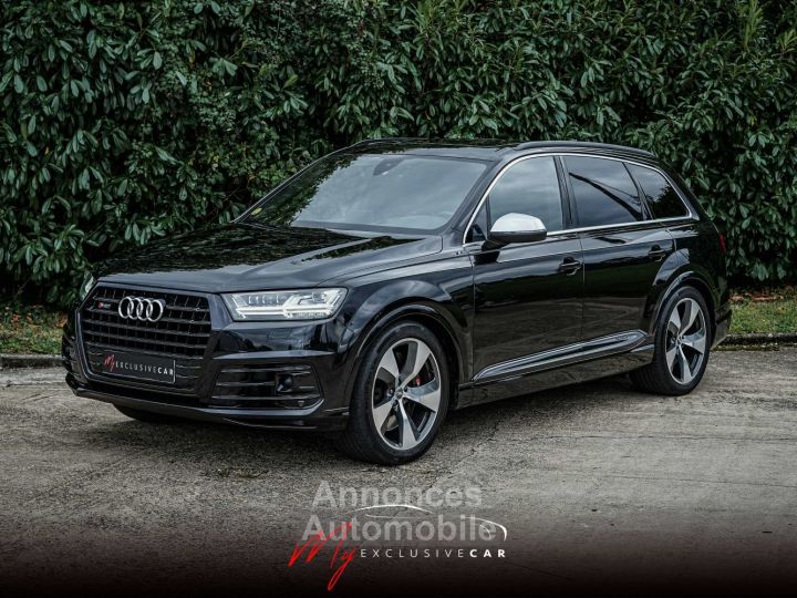 Audi SQ7 V8 4.0 TDI 435 Ch 7 Places - 760 €/mois - Packs Assistance Route + City - Toit Ouvrant Pano - 4 Roues Directrices - Entretien 100% AUDI - Révisé 2024 - 1