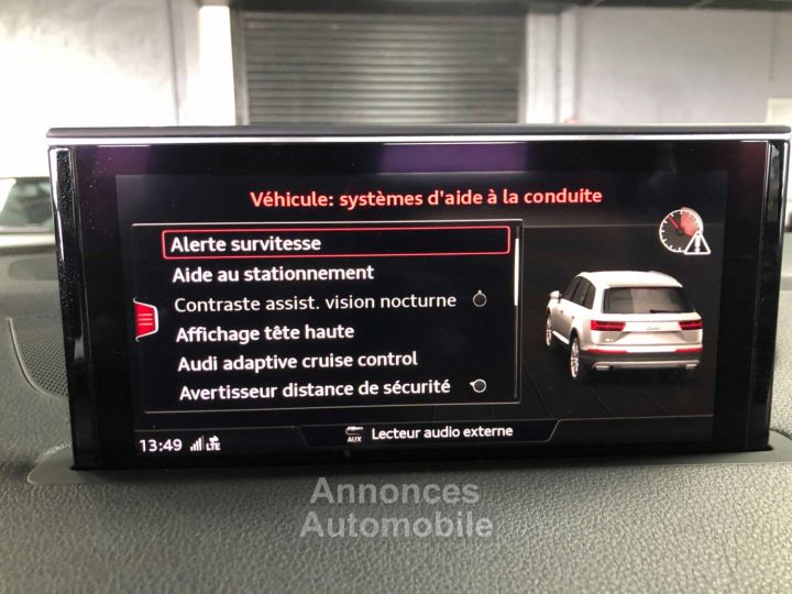 Audi SQ7 V8 4.0 TDI 435 Ch 7 Places - 770 €/mois - Packs Assistance Route + City - Toit Ouvrant Pano - 4 Roues Directrices - Entretien 100% AUDI - Révisé 2024  - 43