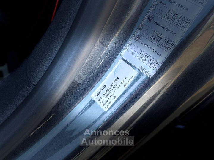 Audi TT RS R ABT Power S 500 Ch - Un Des 50 Exemplaires Produits - Carte Grise Française - Révisé 2022 - Garantie Premium 12 Mois - 16