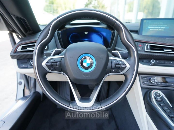 BMW i8 ROADSTER 374 BVA6 - Première Main - Carbone - Harman Kardon - Laser - HUD - Caméra 360° - 24