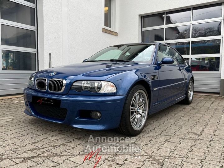 BMW M3 E46 3.2L 343ch 1ère Main - Bleu Topaz - 83K Kms - Excellent état - Boîte Mécanique - Sièges Chauffants - Régulateur De Vitesse - Alarme - 1