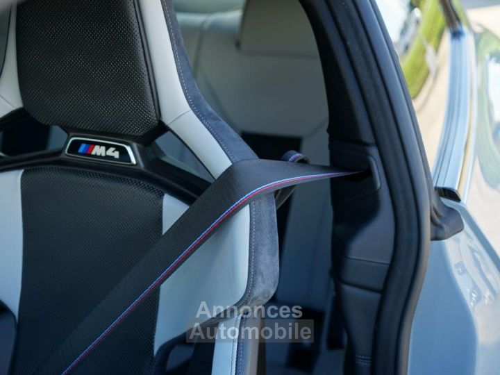 BMW M4 BMW SERIE 4 (G82) PHASE 2 COUPE M4 COMPETITION 3.0 M XDRIVE 530 Ch BVA8 - Echappement REMUS - Pack Innovation - Sièges Baquets M Carbone - Volant Chau - 19