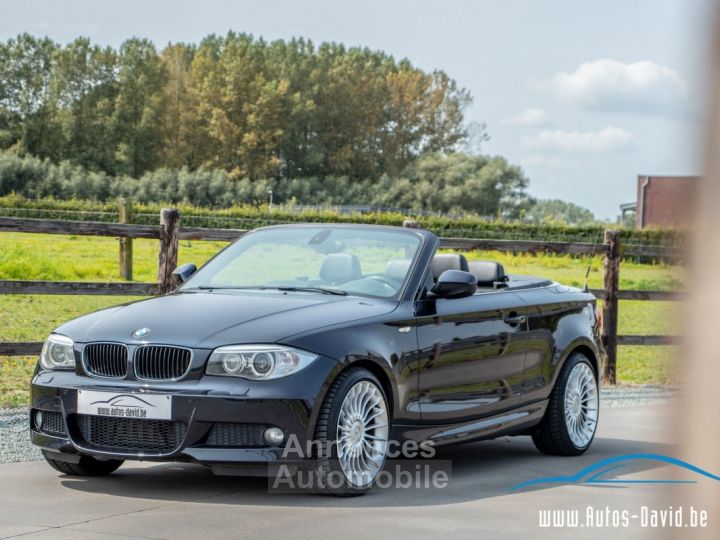 BMW Série 1 120 dA M-Pakket Cabrio -  ZETELVERWARMING - AIRCO - LEDER - CRUISECONTROL - ISOFIX - 1