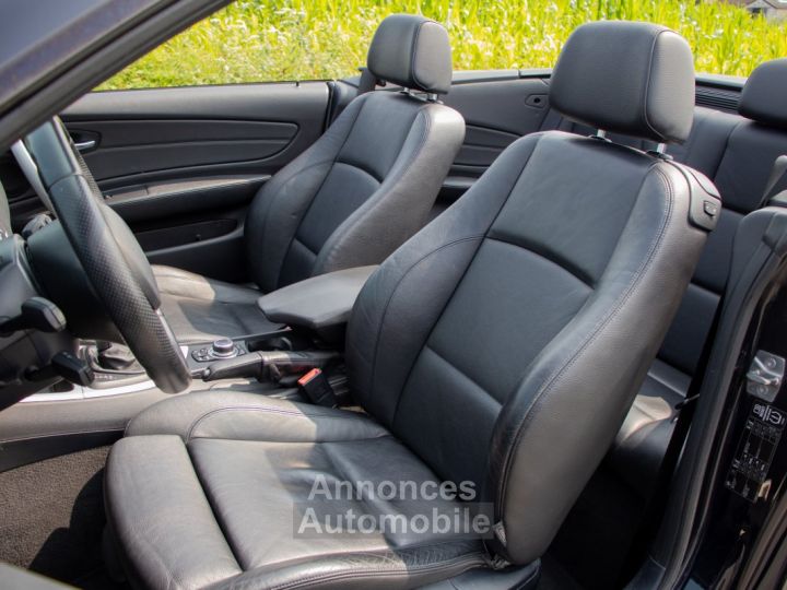 BMW Série 1 120 dA M-Pakket Cabrio -  ZETELVERWARMING - AIRCO - LEDER - CRUISECONTROL - ISOFIX - 15