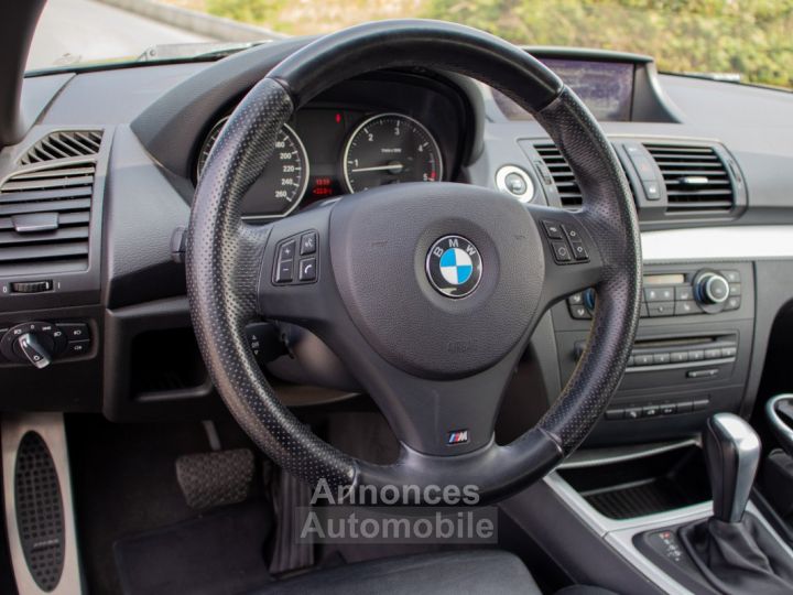 BMW Série 1 120 dA M-Pakket Cabrio -  ZETELVERWARMING - AIRCO - LEDER - CRUISECONTROL - ISOFIX - 19