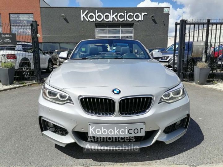 BMW Série 2 218 Cabriolet Pack M -NAVI-CUIR-CLIM AUTO-JANTES 18- - 2