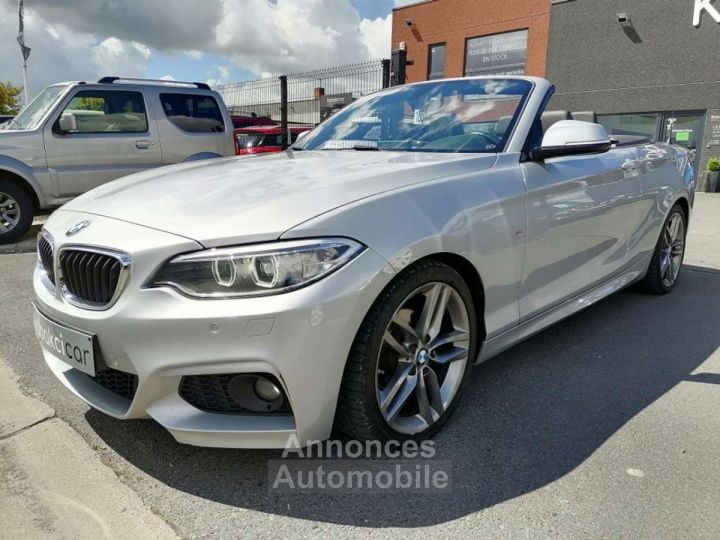 BMW Série 2 218 Cabriolet Pack M -NAVI-CUIR-CLIM AUTO-JANTES 18- - 3