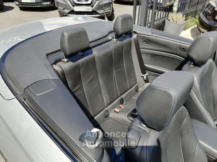 BMW Série 2 218 Cabriolet Pack M NAVI-CUIR-CLIM AUTO-JANTES 18 - 11