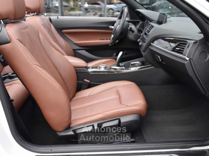 BMW Série 2 220 Convertible Diesel Luxury Line Leather - 11