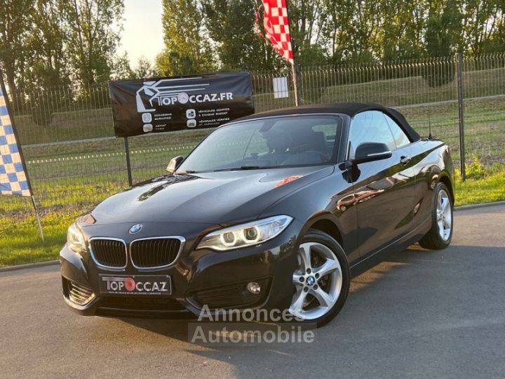 BMW Série 2 CABRIOLET (F23) 220IA 184CH LUXURY 100.000km GPS/ CUIR/ JANTES ALU - 2