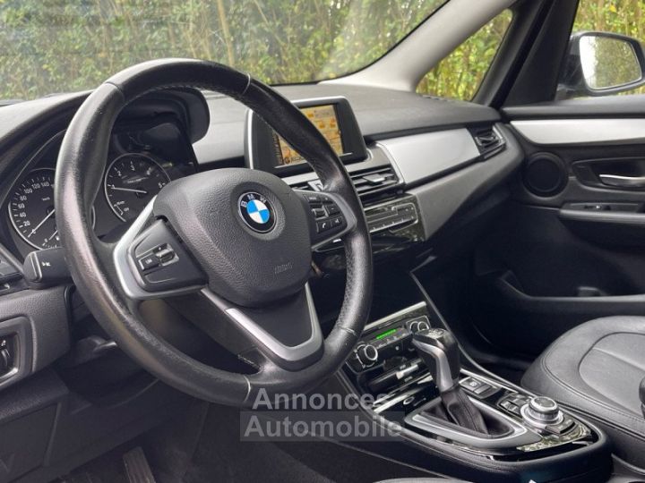 BMW Série 2 Gran Tourer (F46) 218D 136CH LOUNGE 127.000KM * 2015 * 7 PLACES * CUIR * GPS - 12