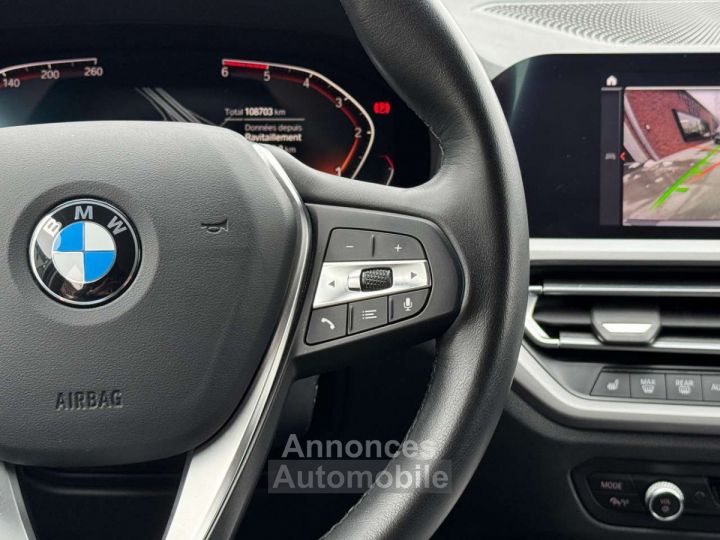 BMW Série 3 318 Cockpit digital Caméra Sg cuir élec-chau - 18