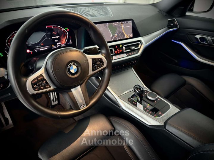 BMW Série 3 318 d PACK M SHADOW LINE iCOCKPIT T.OUVRANT CARPLAY - 12