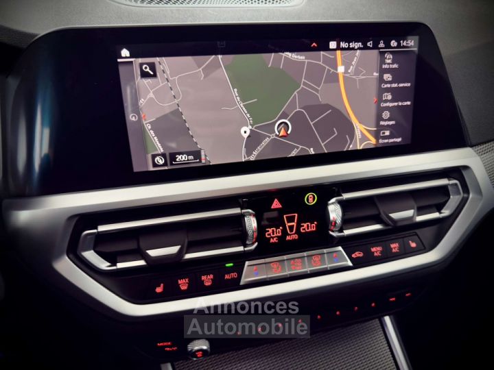 BMW Série 3 318 d PACK M SHADOW LINE iCOCKPIT T.OUVRANT CARPLAY - 14