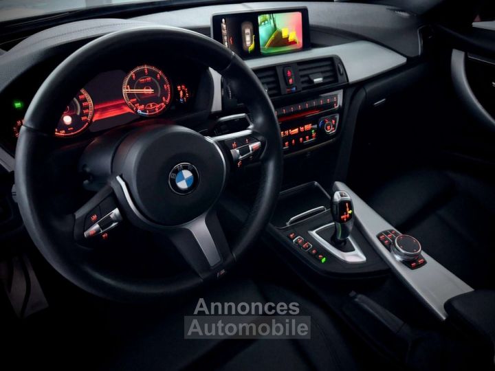 BMW Série 3 318 d PACK M TOIT OUVRANT AFF.TETE HAUTE GPS PRO CUIR - 12