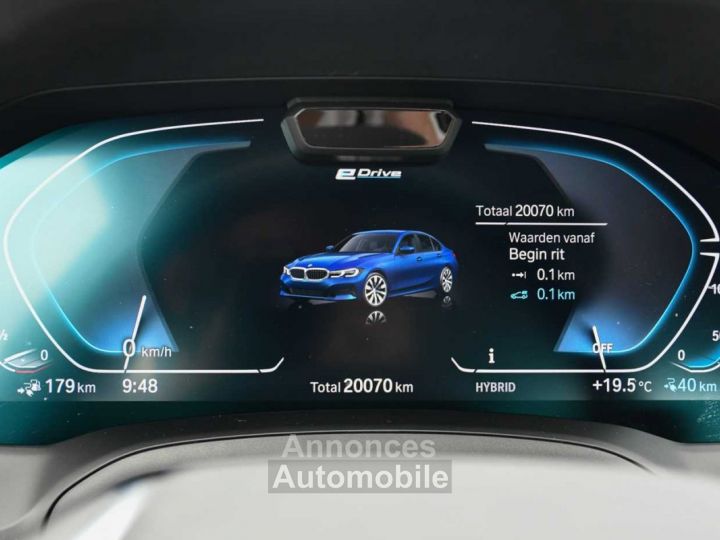 BMW Série 3 330 Saloon e - HEAD-UP - CAMERA - LANE ASSIST - LED - LEDER - - 20