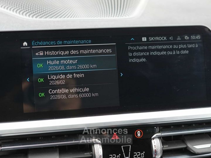 BMW Série 3 Touring 330e M Sport - 690 Euros/mois - Attelage électrique, Régulateur Adaptatif - Révisée 08/2024 - TVA - Garantie possible jusqu'à 36 mois - 28