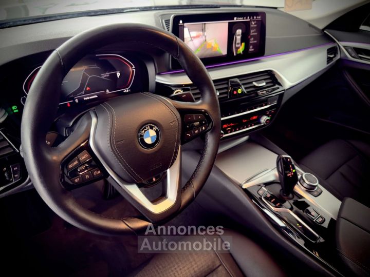 BMW Série 5 518 dA FACELIFT 1ERPRO JANTES 20' iCOCKPIT CAMERA CUIR - 12