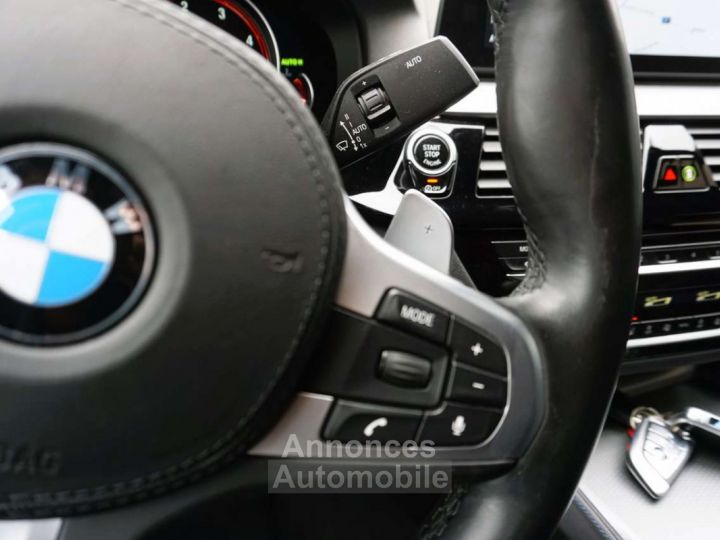 BMW Série 5 520 d PACK M -AUTO-COCKPIT-CARNET FULL-1ERE MAIN - 14