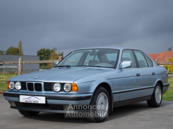 BMW Série 5 520 iA E34 - OLDTIMER - HISTORIEK - AUTOMAAT - CENTRALE VERGRENDELING - ARMSTEUN - BELGISCHE WAGEN - 5