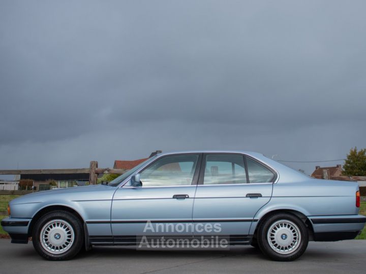 BMW Série 5 520 iA E34 - OLDTIMER - HISTORIEK - AUTOMAAT - CENTRALE VERGRENDELING - ARMSTEUN - BELGISCHE WAGEN - 12