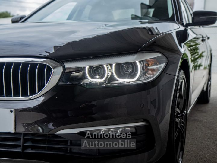 BMW Série 5 520iA Sportline - AUTOMAAT -  HISTORIEK - LEDER - CAMERA - SFEERVERLICHTING - KEYLESS START - AIRCO - 39