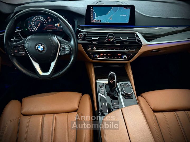 BMW Série 5 Touring 518 d LUXURY TOIT OUVR. CAMERA ATTELAGE TVA - 15