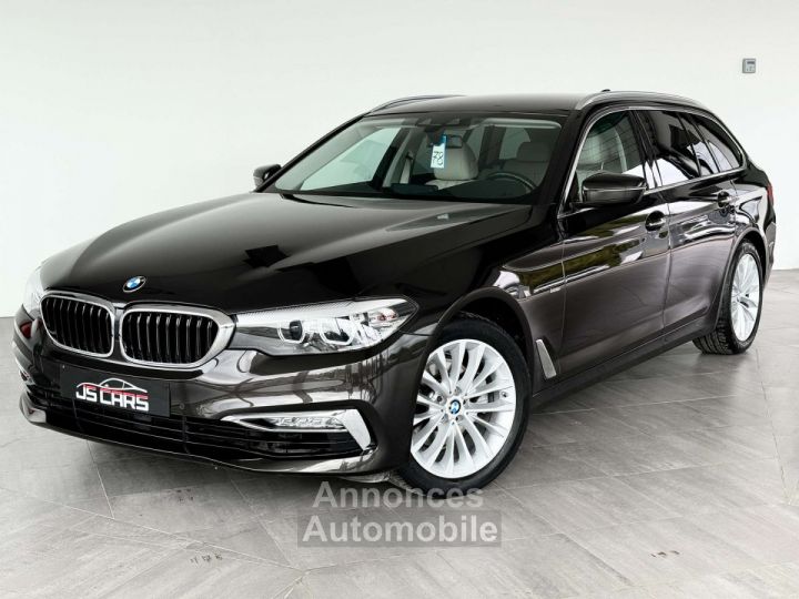 BMW Série 5 Touring 520 dA LUXURY LINE 1ERPRO ATTELAGE CUIR TVA - 1