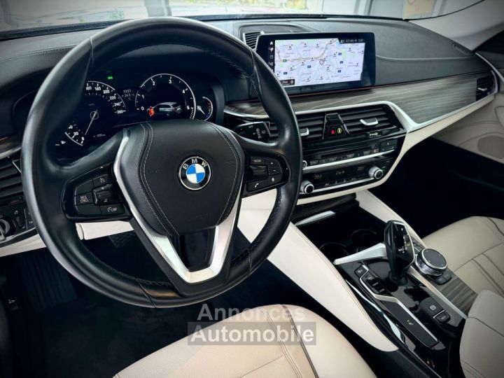 BMW Série 5 Touring 520 dA LUXURY LINE 1ERPRO ATTELAGE CUIR TVA - 12