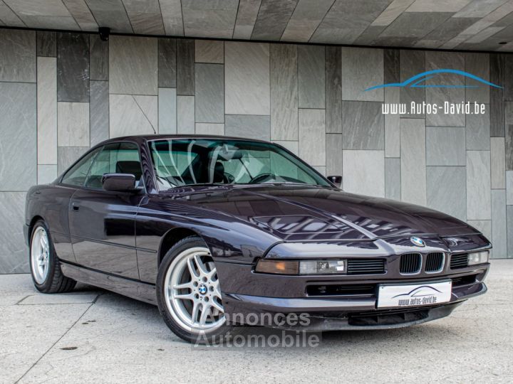 BMW Série 8 850 Ci A 5.0 V12 Coupé E31 - OLDTIMER - ZWART LEDER - AIRCO - CRUISECONTROL  - 1