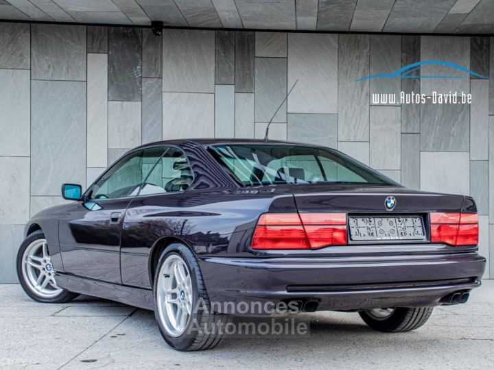 BMW Série 8 850 Ci A 5.0 V12 Coupé E31 - OLDTIMER - ZWART LEDER - AIRCO - CRUISECONTROL  - 2