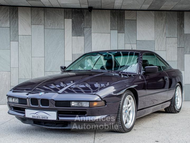 BMW Série 8 850 Ci A 5.0 V12 Coupé E31 - OLDTIMER - ZWART LEDER - AIRCO - CRUISECONTROL  - 4