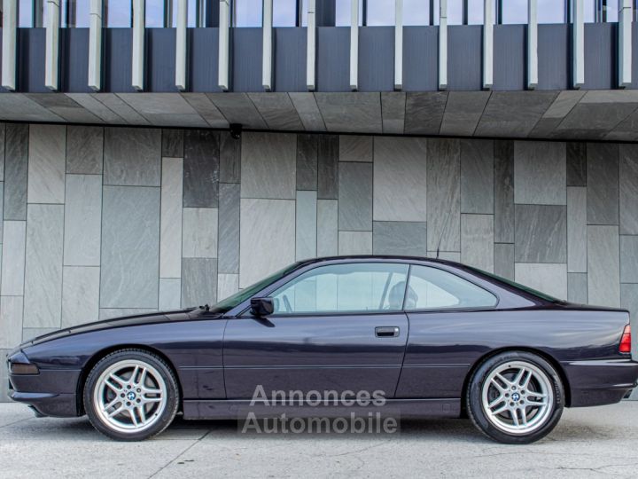 BMW Série 8 850 Ci A 5.0 V12 Coupé E31 - OLDTIMER - ZWART LEDER - AIRCO - CRUISECONTROL  - 11