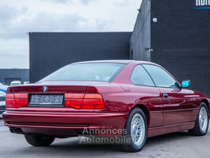 BMW Série 8 850i 5.0 V12 Coupé E31 - OLDTIMER - HISTORIEK - AIRCO - ZETELVERWARMING - CAMERA - 9