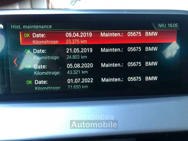 BMW X1 1.5 D SDrive16 Advantage Navi Cuir Pdc Clim Ect - 17