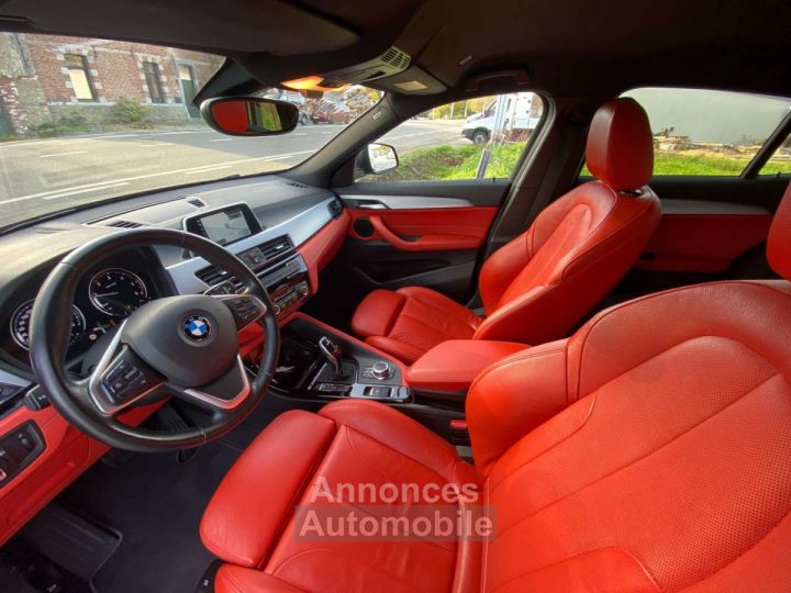BMW X2 dA Cuir rouge chauffant, Nav-Clim 24.793 € HTVA - 11