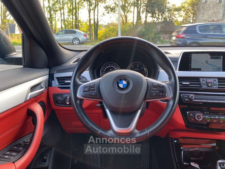 BMW X2 dA Cuir rouge chauffant, Nav-Clim 24.793 € HTVA - 24