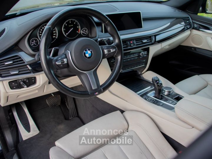 BMW X6 3.0dAS xDrive M-Pack - 1 EIGENAAR - HISTORIEK - CARBON -  ZETELVERWARMING - PANO DAK - PARKEERSENSOREN - KEYLESS START - EURO 6 - 12