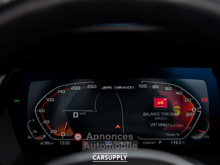 BMW Z4 M M40iAS - Harman kardon - ACC - Shadowline - HUD - 24